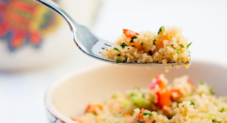 Plato de quinoa